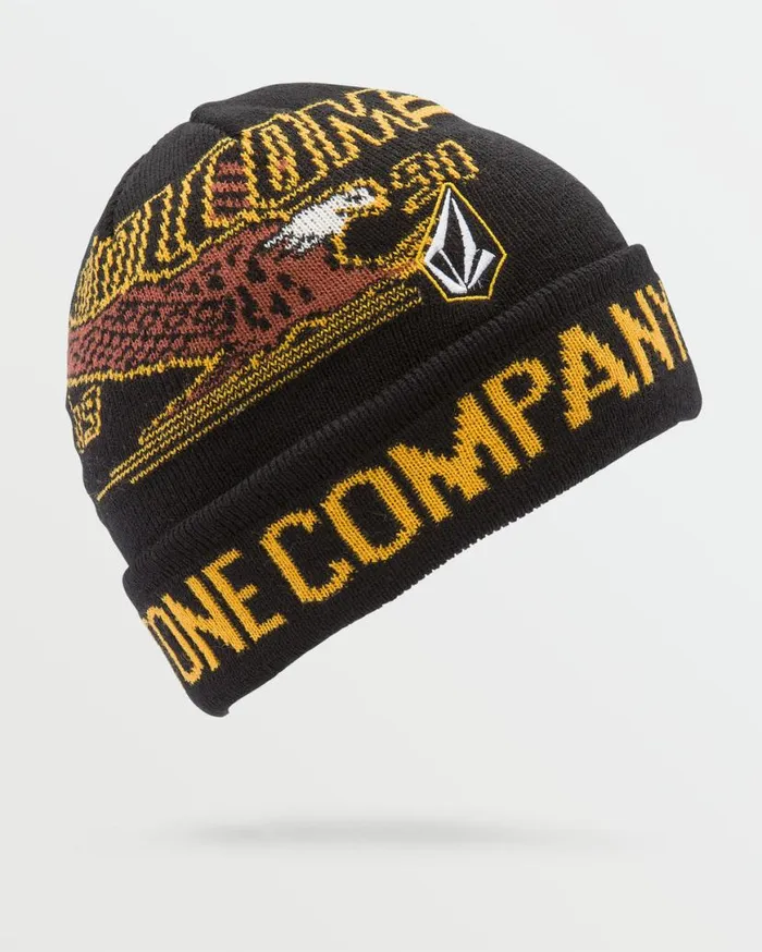 Dive Stone Beanie 8211 Black Mens Volcom Hats and Beanies