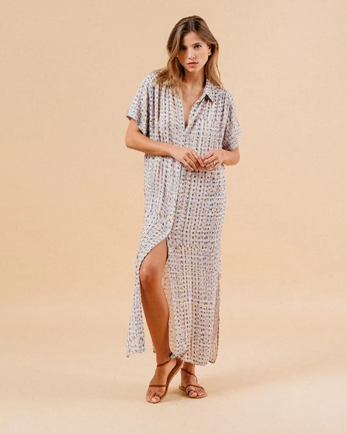 DRESS BLEU MAUVE Shop Grace and Mila Printed Dresses