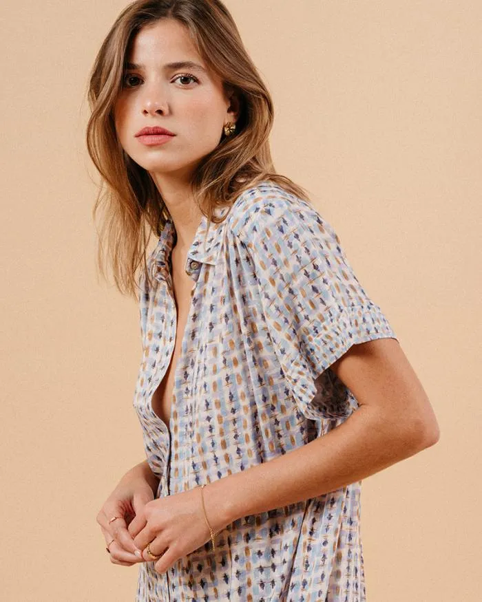 DRESS BLEU MAUVE Shop Grace and Mila Printed Dresses