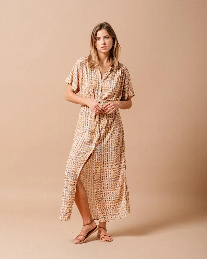 DRESS BLEU MAUVE Shop Grace and Mila Printed Dresses
