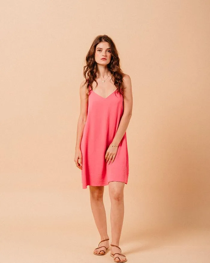 DRESS FUCHSIA MINA Shop Grace and Mila Short Dresses