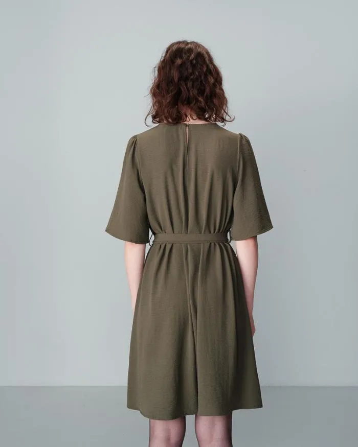 DRESS KAKI NIA Shop Grace and Mila Short Dresses