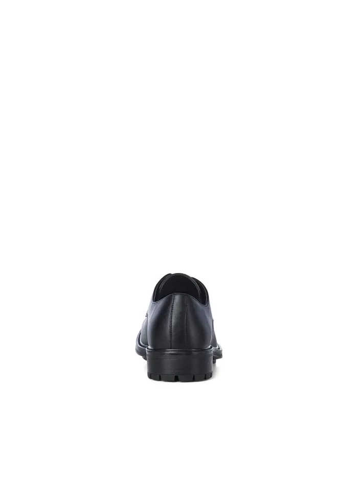 Dress Shoes JACK and JONES Mens FAUX LEATHER DRESS SHOES Black Anthracite Gift for Friend