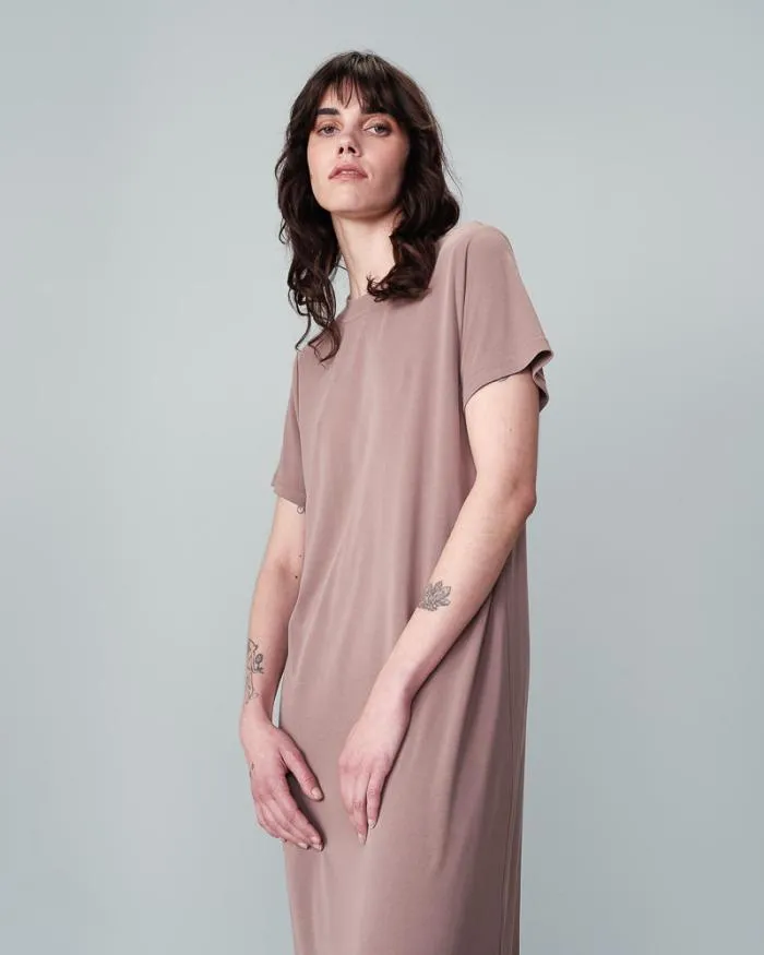 DRESS TAUPE NINA Shop Grace and Mila Long Dresses