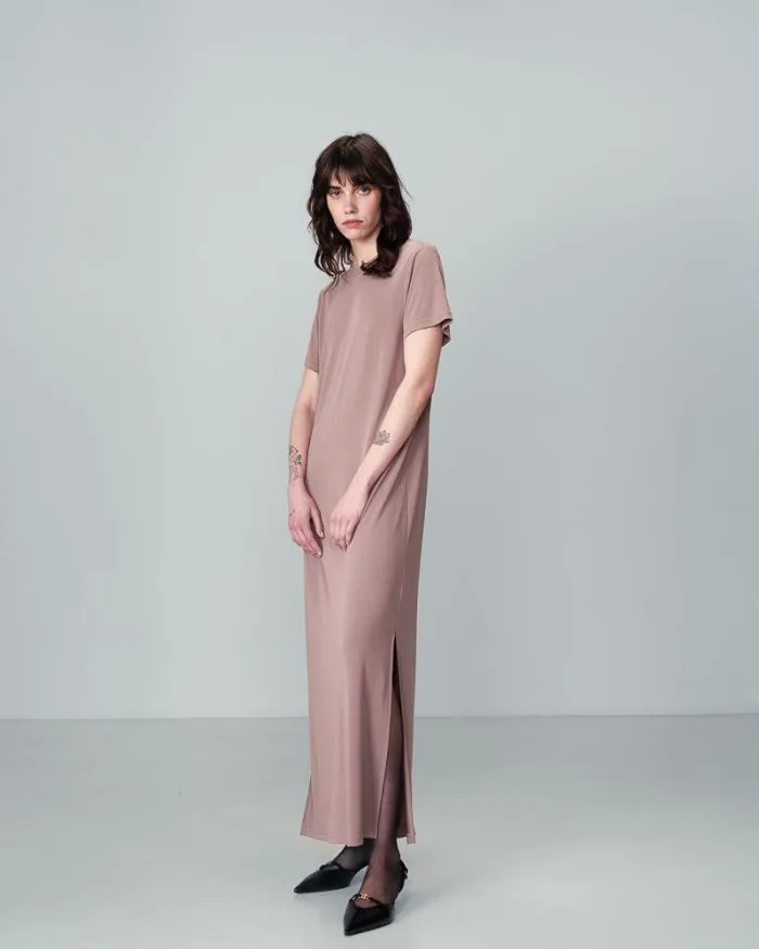 DRESS TAUPE NINA Shop Grace and Mila Long Dresses