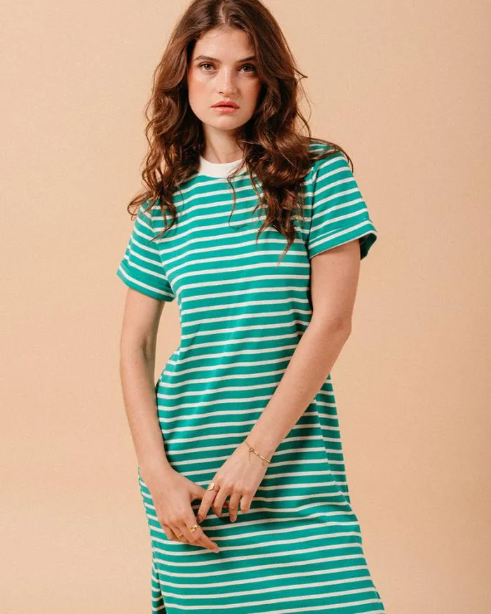 DRESS VERT MONTMARTRE Shop Grace and Mila Printed Dresses