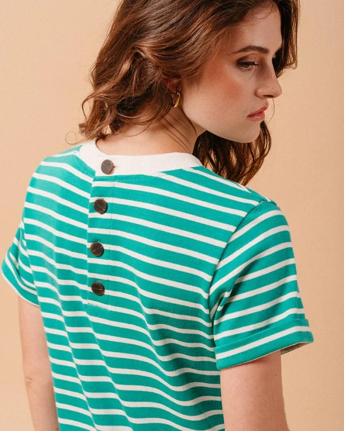 DRESS VERT MONTMARTRE Shop Grace and Mila Printed Dresses