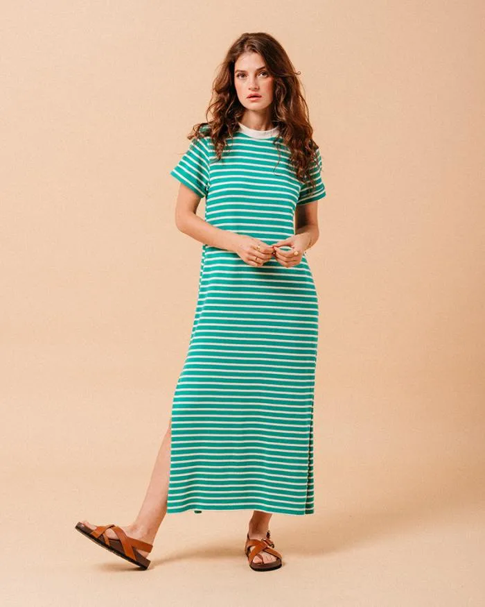 DRESS VERT MONTMARTRE Shop Grace and Mila Printed Dresses