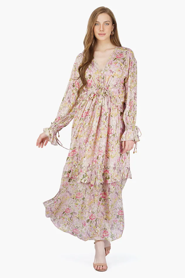 Dresses America and Beyond Women Blooming Florals Maxi Dress