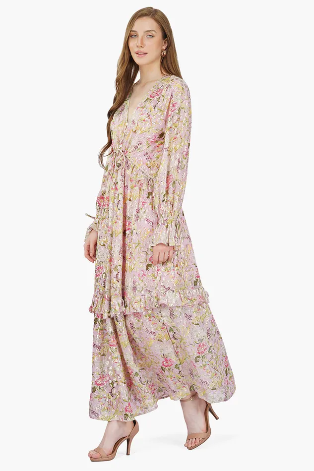 Dresses America and Beyond Women Blooming Florals Maxi Dress