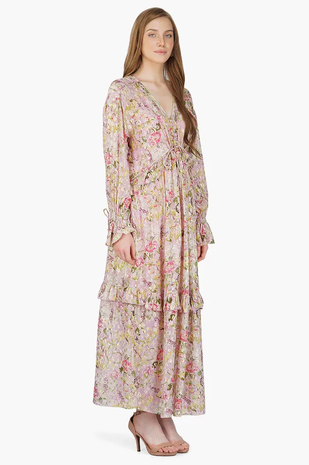 Dresses America and Beyond Women Blooming Florals Maxi Dress