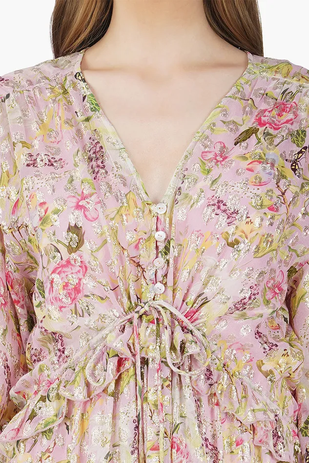 Dresses America and Beyond Women Blooming Florals Maxi Dress
