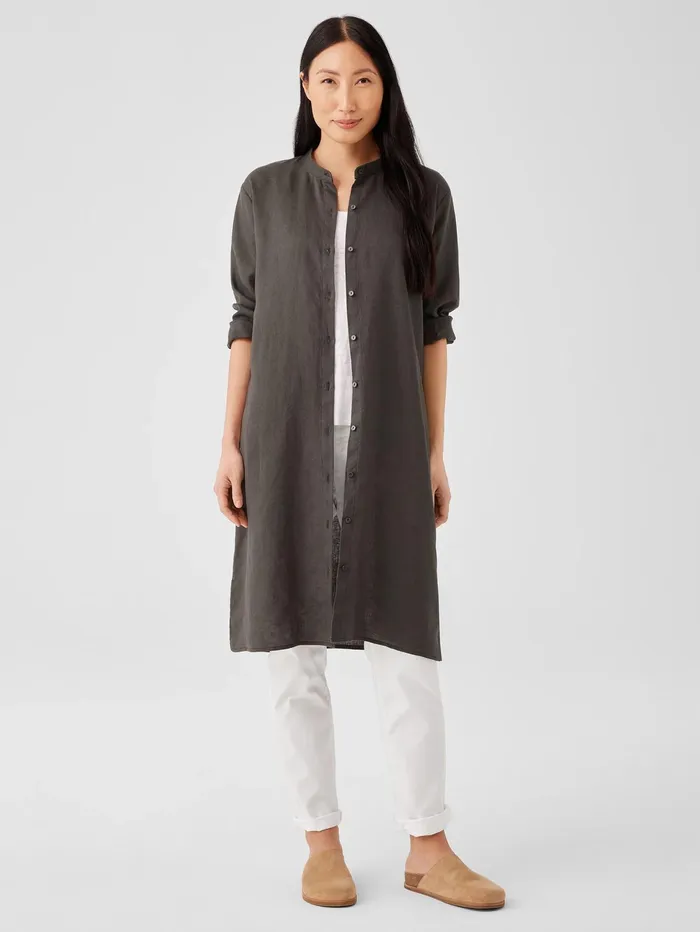 Dresses and Skirts Women Eileen Fisher Organic Linen Band Collar Shirtdress Grove Dresses and Skirts Women Eileen Fisher Organic Linen Band Collar Shirtdress Grove