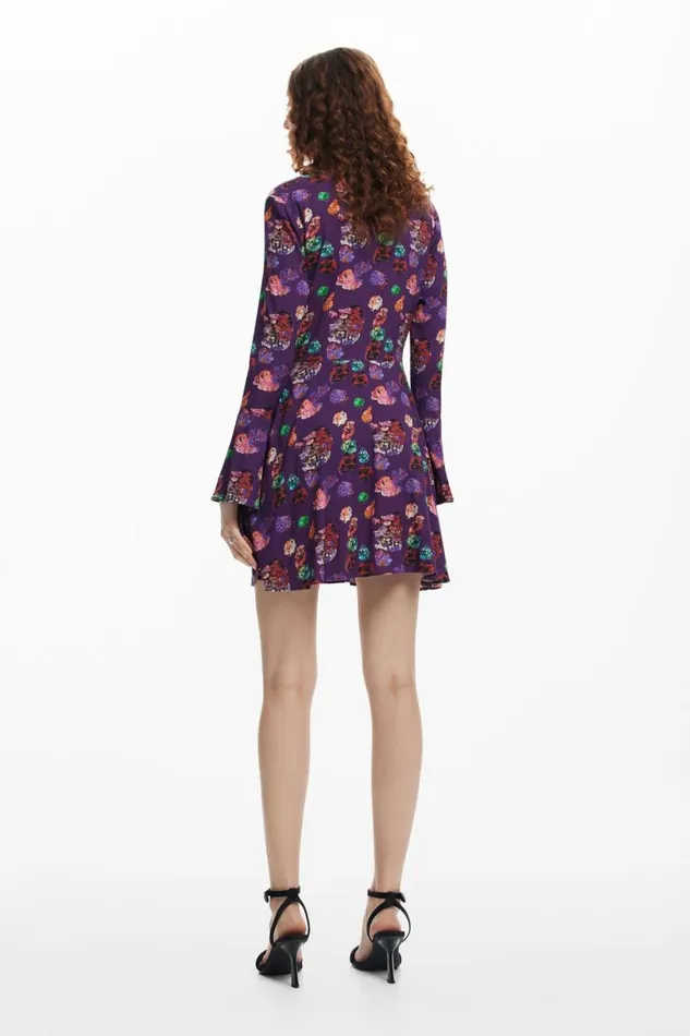 Dresses And Jumpsuits Women Desigual Mini Floral Dress M Christian Lacroix Red