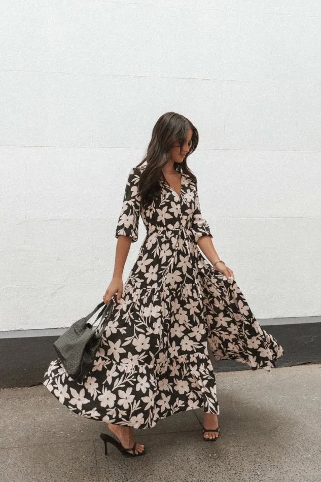 Dresses Kelda Dress Black Augusta Print Petal and Pup Women