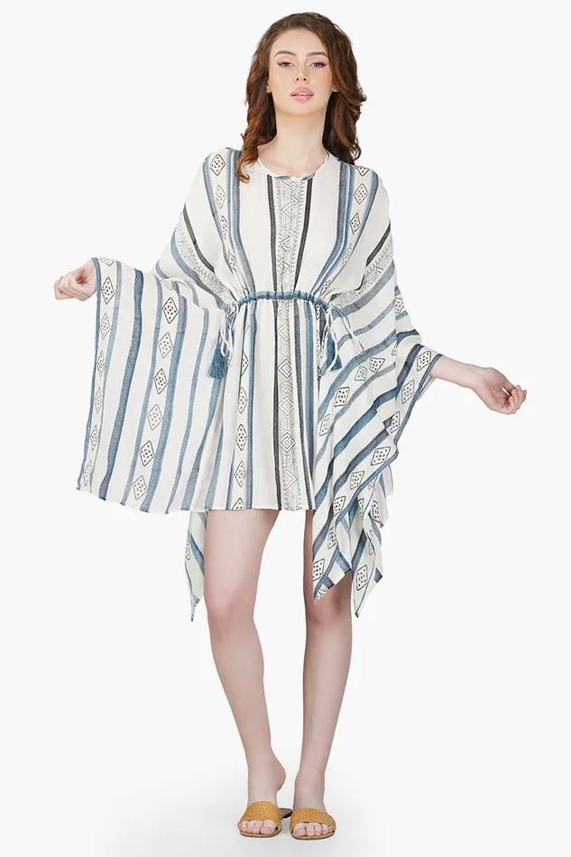 Dresses Women America and Beyond Gianna Striped Kaftan Dress