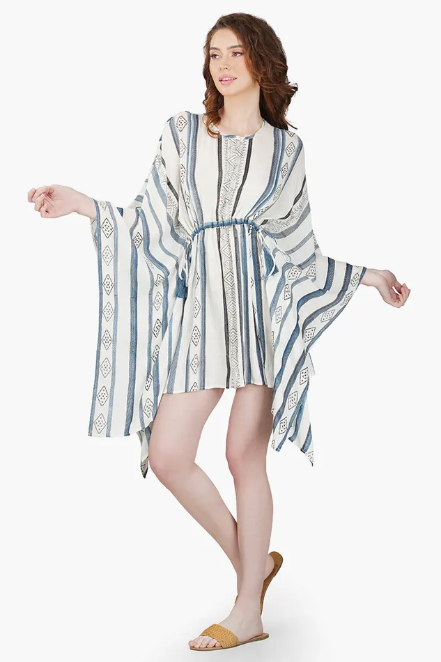 Dresses Women America and Beyond Gianna Striped Kaftan Dress