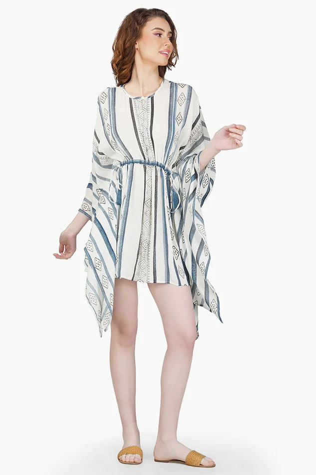 Dresses Women America and Beyond Gianna Striped Kaftan Dress