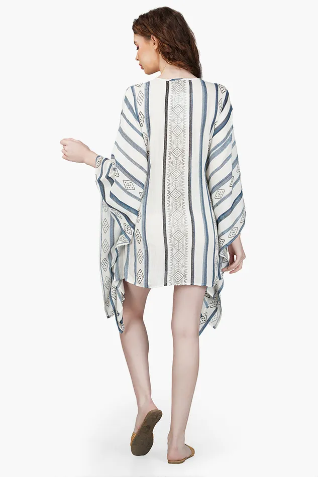 Dresses Women America and Beyond Gianna Striped Kaftan Dress
