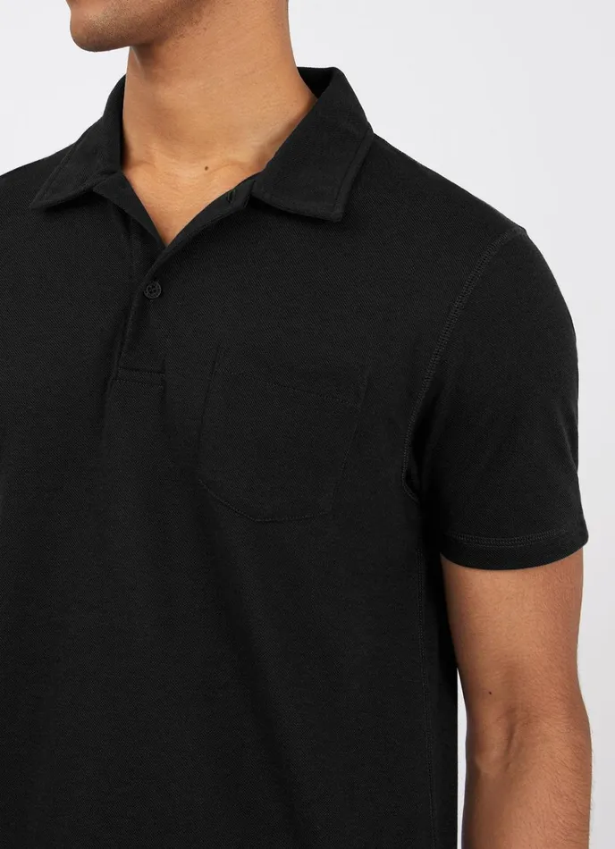 DriRelease Active Polo Shirt Black Men SUNSPEL Activewear