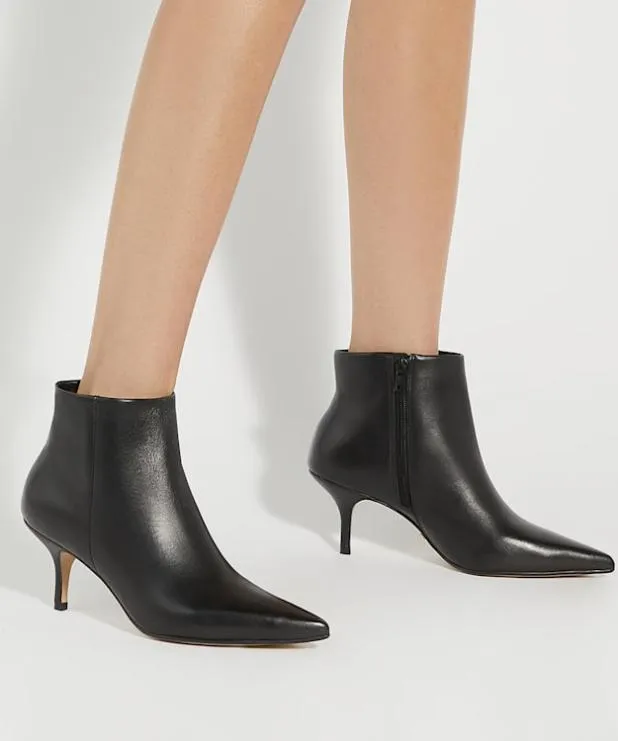 Dune London Ankle Boots Women Pointed Toe Stiletto Heel Ankle Boots Black