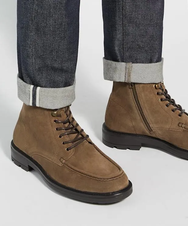 Dune London Casual Boots Men Lace Up Cleated Sole Casual Boots Neutral