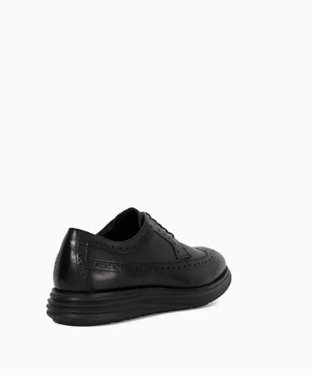Dune London Casual Shoes Men Layered Sole Lace Up Brogues Black