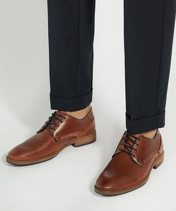 Dune London Casual Shoes Men Wide Fit LaceUp Gibson Brown