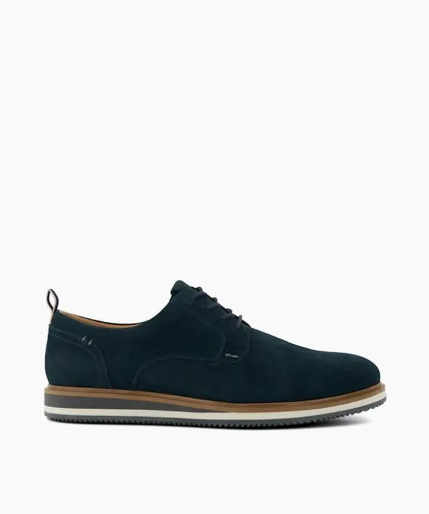 Dune London Casual Shoes Men Wide Fit Nubuck Hybrid Shoes Blue