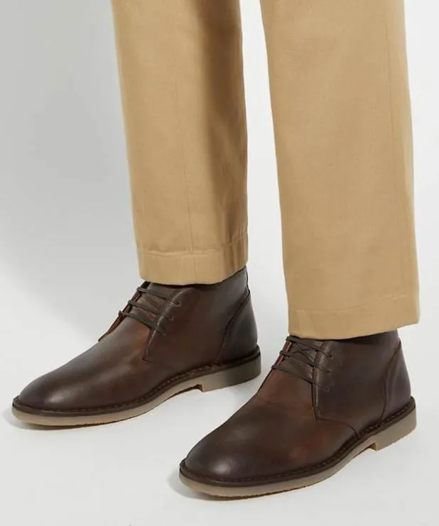 Dune London Chukka Boots Men Casual Chukka Boots Brown
