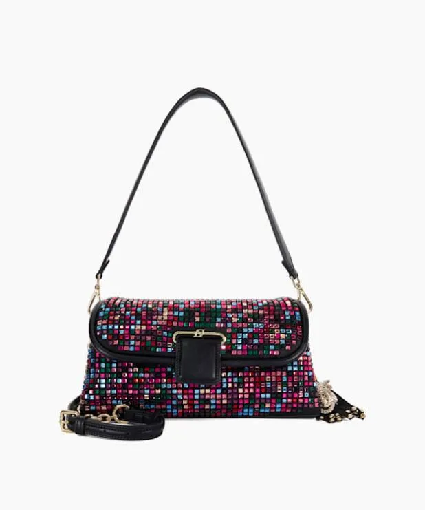 Dune London Crossbody Bags Women Embellished Chelsea Shoulder Bag Multi Diamantes Dune London Crossbody Bags Women Embellished Chelsea Shoulder Bag Multi Diamantes