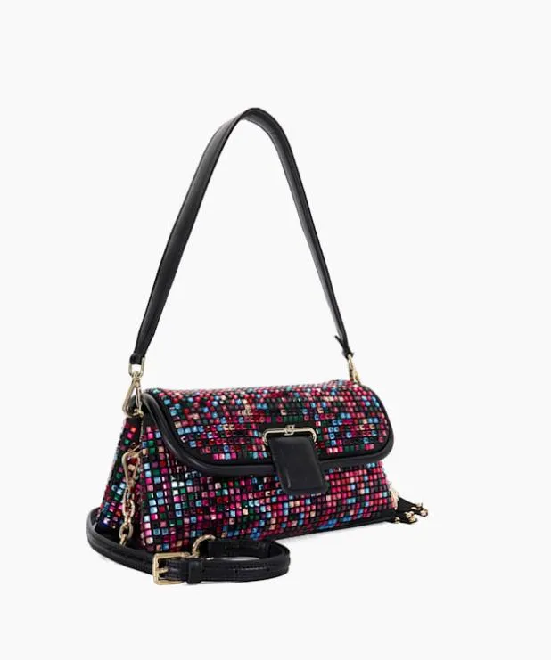 Dune London Crossbody Bags Women Embellished Chelsea Shoulder Bag Multi Diamantes