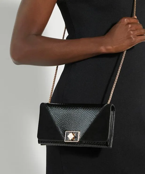 Dune London Handbags Women Chain Handle Shoulder Bag Black