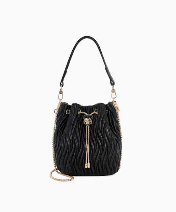 Dune London Handbags Women Embellished Cross Body Pouch Bag Black