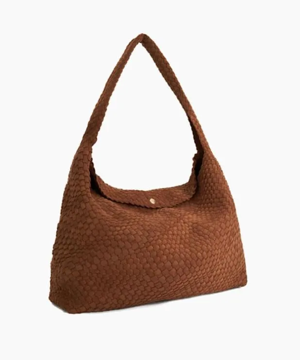 Dune London Handbags Women Extra Large Woven Shoulder Bag Brown