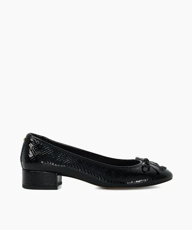 Dune London Heels Women Wide Fit Low Heel Ballet Flats Black