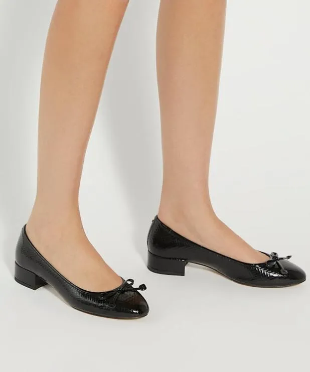Dune London Heels Women Wide Fit Low Heel Ballet Flats Black