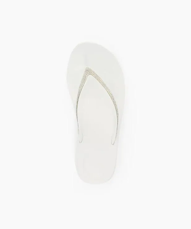 Dune London White Sandals Women Wedge Flip Flop White Synthetic