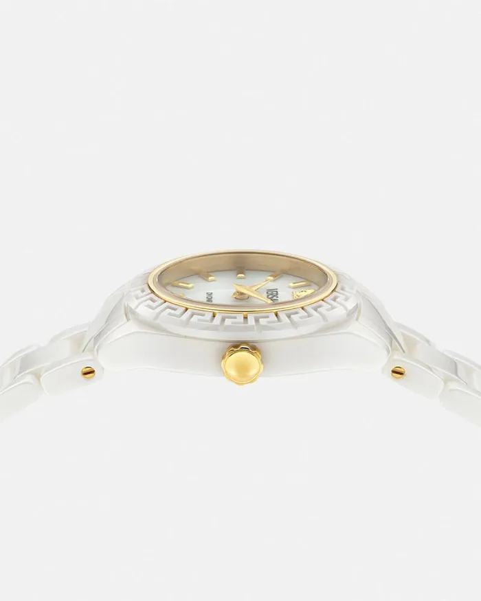 DV One Mini Watch White Women Versace Watches