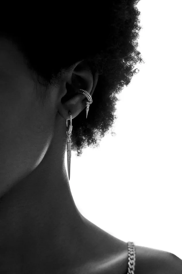 Earring Olivia Gold Women Baandsh Jewelry