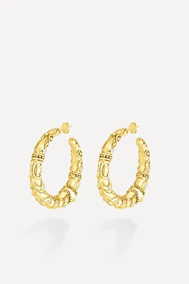 Earrings Pannada Gold Women Baandsh Jewelry