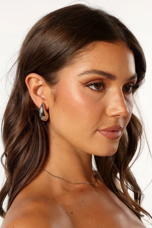 Earrings Women Bubble Earrings Silver Petal and Pup