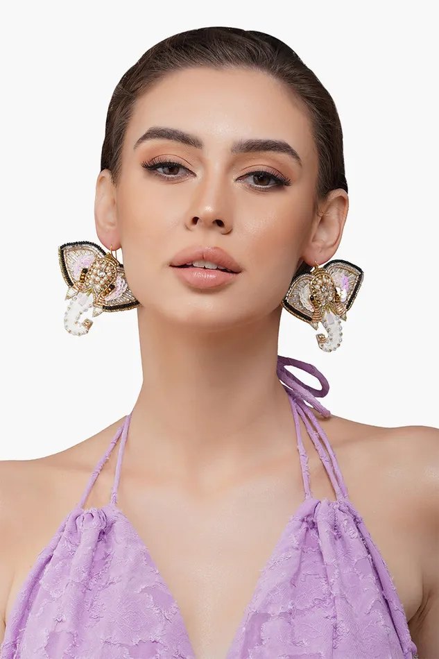 Earrings Women Elephant Beaded Earrings America and Beyond