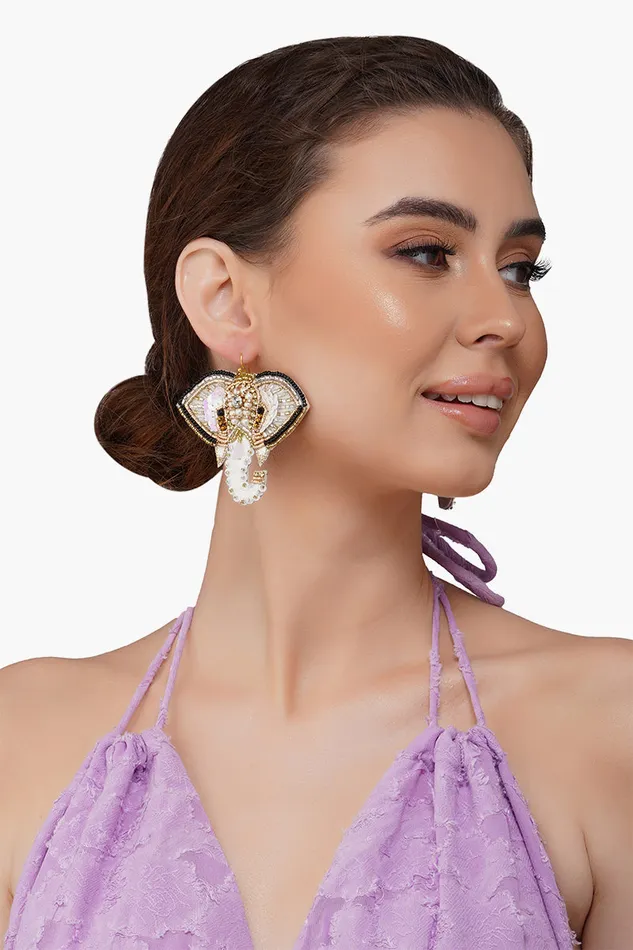 Earrings Women Elephant Beaded Earrings America and Beyond