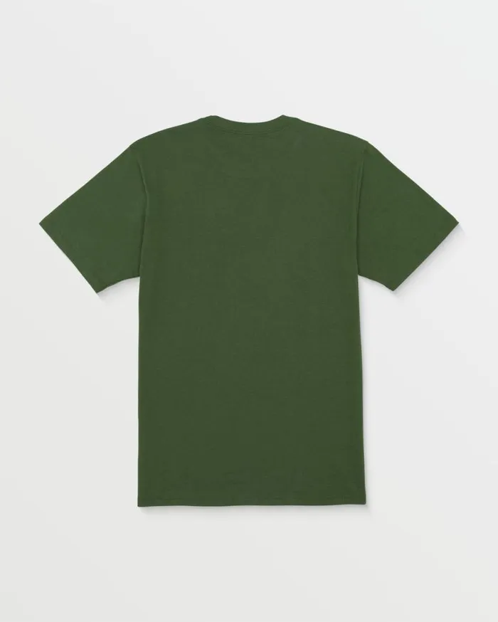 Eclipsed Short Sleeve Tee 8211 Dark Pine Mens Volcom TShirts and Tanks