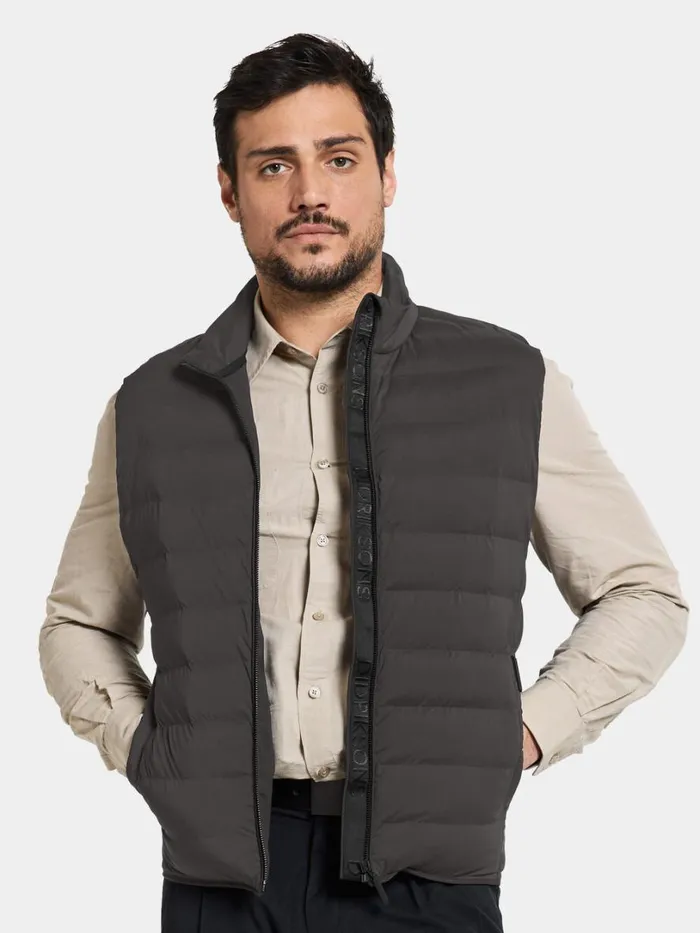 Egon Vest Black Men Didriksons Vests