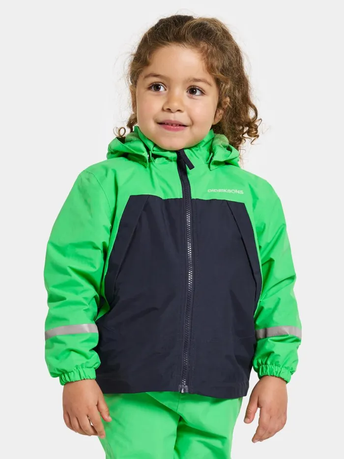 Enso Kids039 Jacket Frog Green Kids Didriksons Spring Jackets