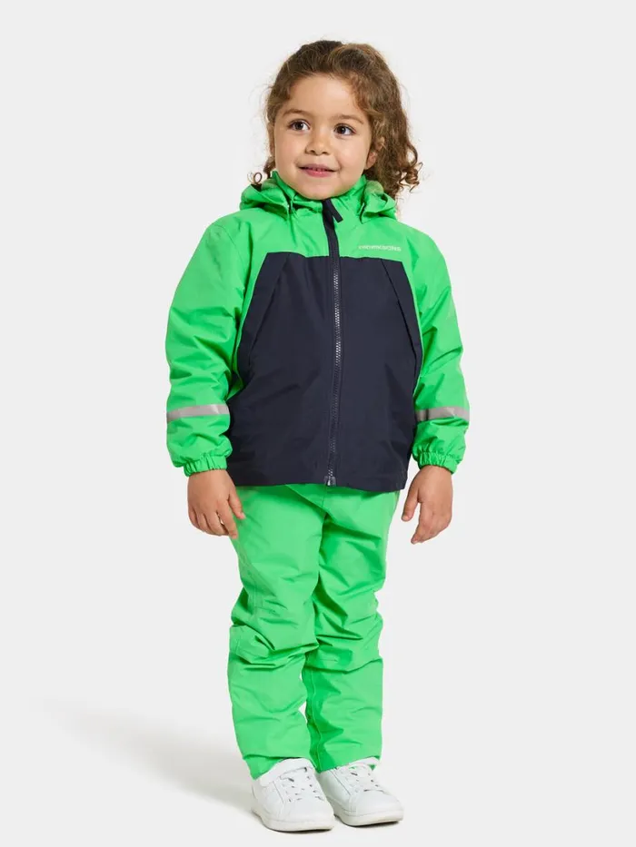 Enso Kids039 Jacket Frog Green Kids Didriksons Spring Jackets