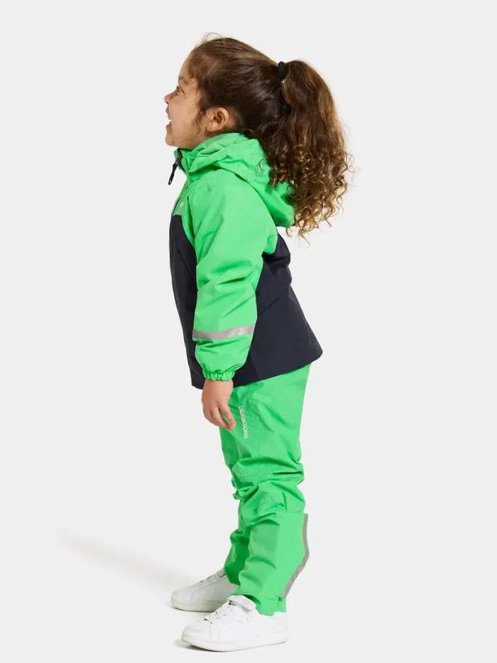 Enso Kids039 Jacket Frog Green Kids Didriksons Spring Jackets