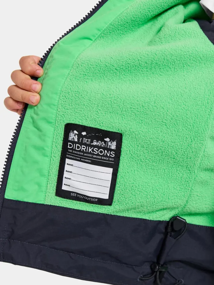 Enso Kids039 Jacket Frog Green Kids Didriksons Spring Jackets